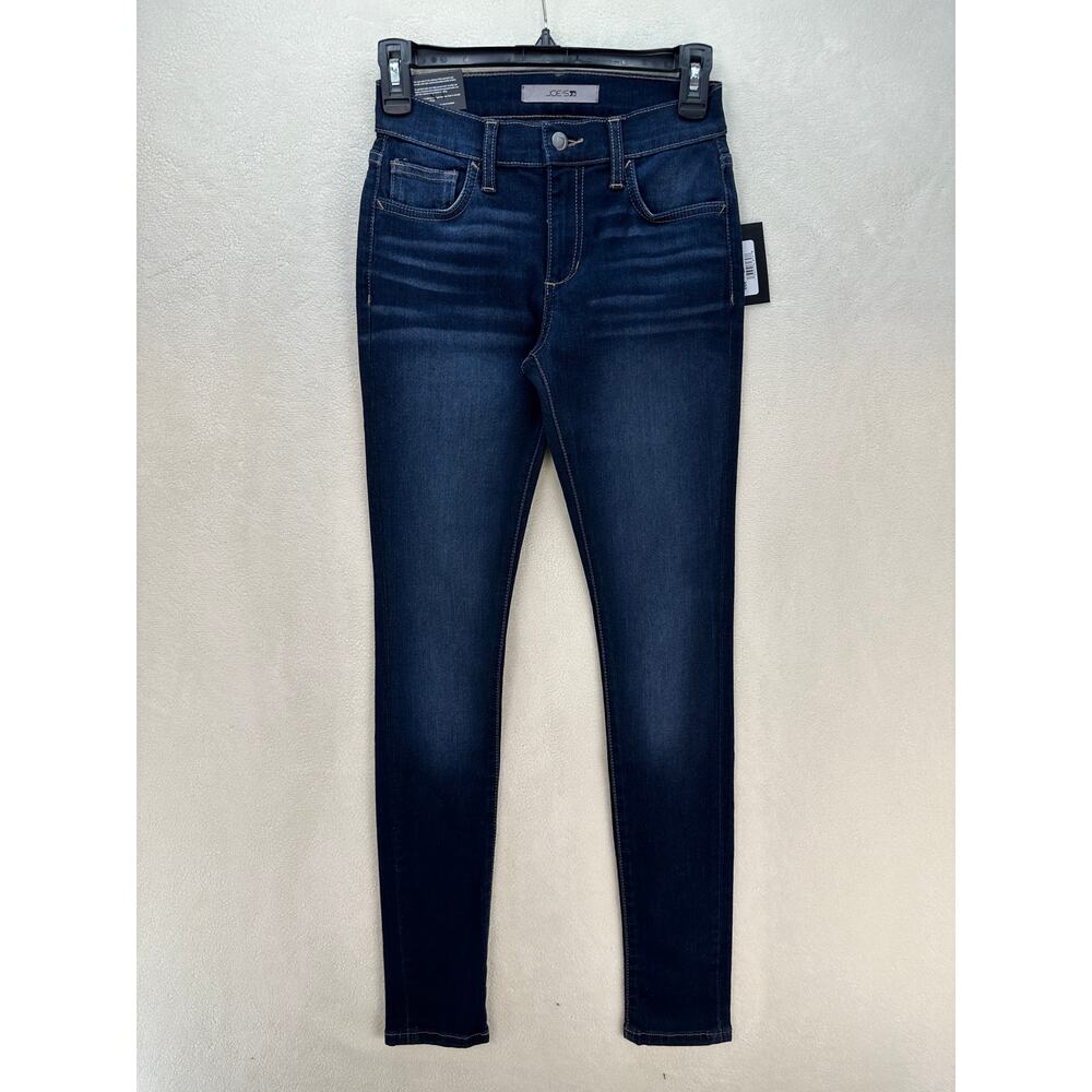 JOES WOMEN'S 24 FLAWLESS SKINNY JEANS DARK WASH PREMIUM DENIM